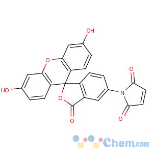 CAS No:75350-46-8 1-(3',6'-dihydroxy-3-oxospiro[2-benzofuran-1,<br />9'-xanthene]-5-yl)pyrrole-2,5-dione