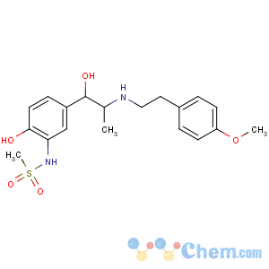 CAS No:7541-30-2 N-[2-hydroxy-5-[1-hydroxy-2-[2-(4-methoxyphenyl)ethylamino]propyl]<br />phenyl]methanesulfonamide