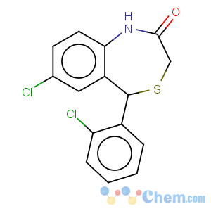 CAS No:75450-34-9 7-Chloro-5-(2-chlorophenyl)-1,5-dihydro-4,1-benzothiazepin-2(3H)-one