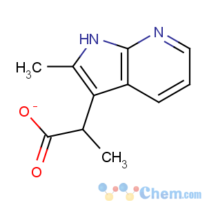 CAS No:7546-52-3 2-(2-methyl-1H-pyrrolo[2,3-b]pyridin-3-yl)propanoate