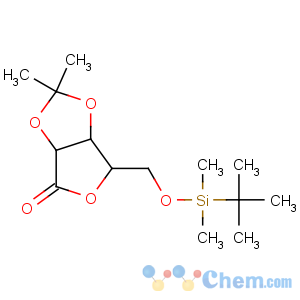 CAS No:75467-36-6 (3aR,6R,6aR)-6-[[tert-butyl(dimethyl)silyl]oxymethyl]-2,2-dimethyl-6,<br />6a-dihydro-3aH-furo[3,4-d][1,3]dioxol-4-one