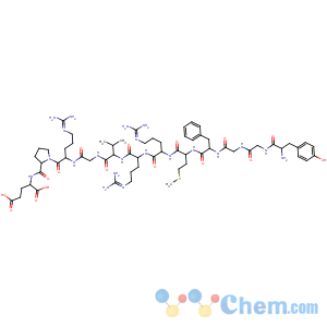 CAS No:75513-71-2 L-Glutamic acid,L-tyrosylglycylglycyl-L-phenylalanyl-L-methionyl-L-arginyl-L-arginyl-L-valylglycyl-L-arginyl-L-prolyl-