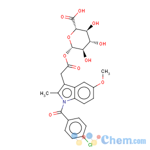 CAS No:75523-11-4 b-D-Glucopyranuronic acid,1-[1-(4-chlorobenzoyl)-5-methoxy-2-methyl-1H-indole-3-acetate]