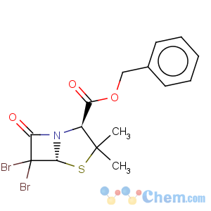 CAS No:75527-84-3 4-Thia-1-azabicyclo[3.2.0]heptane-2-carboxylicacid, 6,6-dibromo-3,3-dimethyl-7-oxo-, diphenylmethyl ester, (2S,5R)-