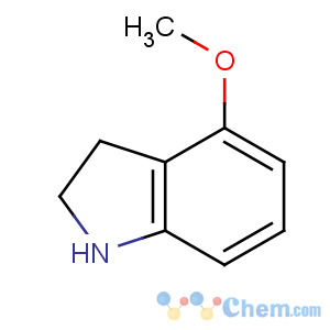 CAS No:7555-94-4 4-methoxy-2,3-dihydro-1H-indole