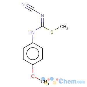 CAS No:75565-12-7 Carbamimidothioic acid,N-cyano-N'-(4-methoxyphenyl)-, methyl ester