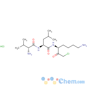 CAS No:75590-15-7 L-Leucinamide,D-valyl-N-[(1S)-5-amino-1-(2-chloroacetyl)pentyl]-