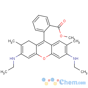 CAS No:75627-12-2 methyl 2-[3,6-bis(ethylamino)-2,7-dimethyl-1H-xanthen-9-yl]benzoate