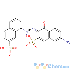 CAS No:75627-27-9 1,4-Benzenedisulfonicacid,2-[2-[4-[2-(4-amino-5-sulfo-1-naphthalenyl)diazenyl]-7-sulfo-1-naphthalenyl]diazenyl]-,sodium salt (1:?)