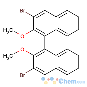 CAS No:75640-69-6 3-bromo-1-(3-bromo-2-methoxynaphthalen-1-yl)-2-methoxynaphthalene