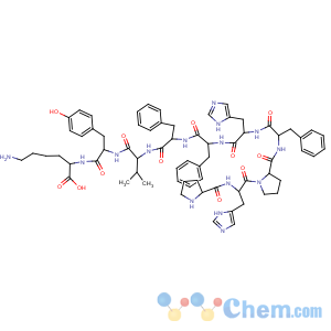 CAS No:75645-19-1 L-Lysine,L-prolyl-L-histidyl-L-prolyl-L-phenylalanyl-L-histidyl-L-phenylalanyl-L-phenylalanyl-L-valyl-L-tyrosyl-