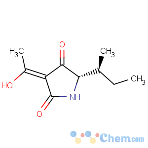 CAS No:75652-74-3 2,4-Pyrrolidinedione,3-(1-hydroxyethylidene)-5-[(1S)-1-methylpropyl]-, (3Z,5S)-
