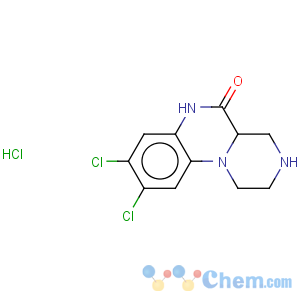 CAS No:75704-24-4 8,9-Dichloro-2,3,4,4a-tetrahydro-1H-pyrazino[1,2-a]quinoxalin-5(6H)-one hydrochloride