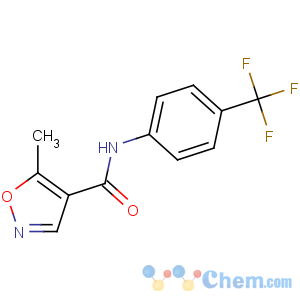 CAS No:75706-12-6 5-methyl-N-[4-(trifluoromethyl)phenyl]-1,2-oxazole-4-carboxamide
