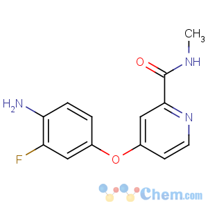 CAS No:757251-39-1 4-(4-amino-3-fluorophenoxy)-N-methylpyridine-2-carboxamide