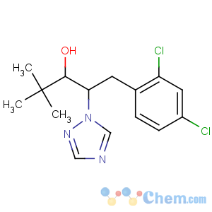 CAS No:75736-33-3 1-(2,4-dichlorophenyl)-4,4-dimethyl-2-(1,2,4-triazol-1-yl)pentan-3-ol