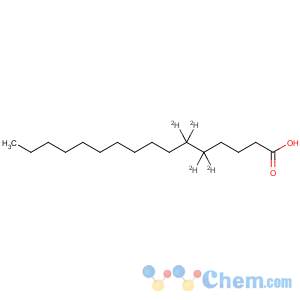 CAS No:75736-47-9 Hexadecanoic-5,5,6,6-d4acid (9CI)