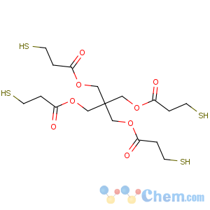 CAS No:7575-23-7 [3-(3-sulfanylpropanoyloxy)-2,2-bis(3-sulfanylpropanoyloxymethyl)propyl]<br />3-sulfanylpropanoate