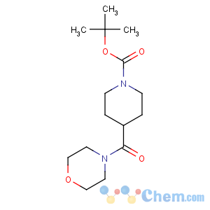 CAS No:757949-39-6 1-Piperidinecarboxylicacid, 4-(4-morpholinylcarbonyl)-, 1,1-dimethylethyl ester