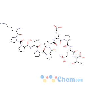 CAS No:75813-50-2 L-Threonine,L-lysyl-L-prolyl-L-prolyl-L-threonyl-L-prolyl-L-prolyl-L-prolyl-L-a-glutamyl-L-prolyl-L-a-glutamyl-