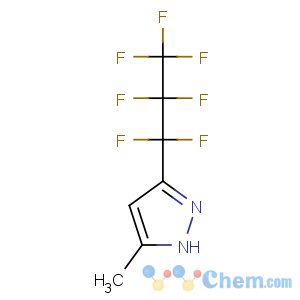 CAS No:75823-64-2 3-(1,1,2,2,3,3,3-heptafluoropropyl)-5-methyl-1H-pyrazole
