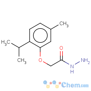 CAS No:75843-51-5 Acetic acid,2-[5-methyl-2-(1-methylethyl)phenoxy]-, hydrazide