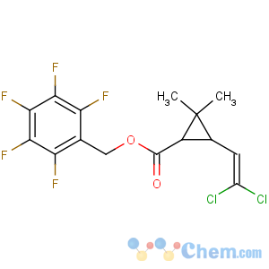 CAS No:75867-00-4 (2,3,4,5,6-pentafluorophenyl)methyl<br />(1R,3S)-3-(2,2-dichloroethenyl)-2,2-dimethylcyclopropane-1-carboxylate