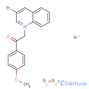 CAS No:7596-91-0 3-bromo-1-[2-(4-methoxyphenyl)-2-oxoethyl]quinolinium