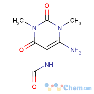 CAS No:7597-60-6 Formamide,N-(6-amino-1,2,3,4-tetrahydro-1,3-dimethyl-2,4-dioxo-5-pyrimidinyl)-