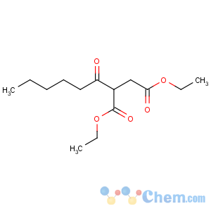 CAS No:7598-33-6 Butanedioic acid, 2-(1-oxohexyl)-, 1,4-diethyl ester