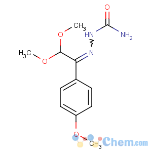 CAS No:7598-68-7 [[2,2-dimethoxy-1-(4-methoxyphenyl)ethylidene]amino]urea