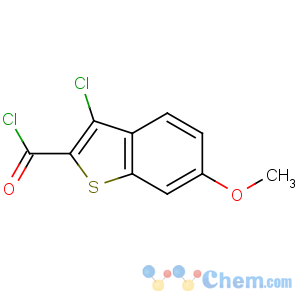 CAS No:75998-29-7 3-chloro-6-methoxy-1-benzothiophene-2-carbonyl chloride