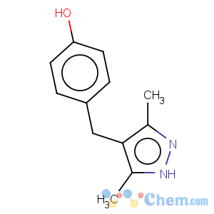 CAS No:75998-99-1 Phenol,4-[(3,5-dimethyl-1H-pyrazol-4-yl)methyl]-