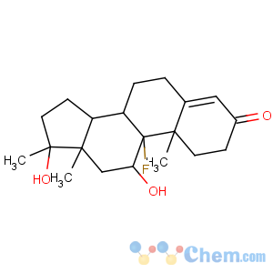 CAS No:76-43-7 (8S,9R,10S,11S,13S,14S,17S)-9-fluoro-11,17-dihydroxy-10,13,<br />17-trimethyl-1,2,6,7,8,11,12,14,15,<br />16-decahydrocyclopenta[a]phenanthren-3-one