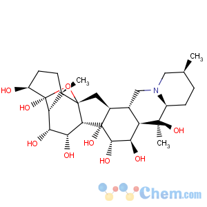 CAS No:76-45-9 Cevane-3,4,6,7,14,15,16,20-octol,4,9-epoxy-, (3b,4a,6a,7a,15a,16b)- (9CI)