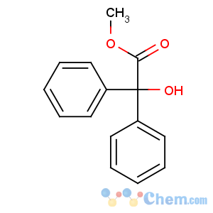 CAS No:76-89-1 methyl 2-hydroxy-2,2-diphenylacetate
