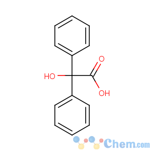 CAS No:76-93-7 2-hydroxy-2,2-diphenylacetic acid