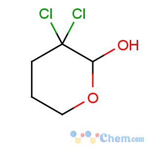 CAS No:76043-70-4 2H-Pyran-2-ol,3,3-dichlorotetrahydro-