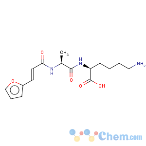 CAS No:76079-03-3 L-Lysine,N-[3-(2-furanyl)-1-oxo-2-propen-1-yl]-L-alanyl-