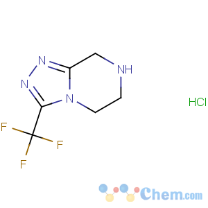 CAS No:762240-92-6 3-(trifluoromethyl)-5,6,7,8-tetrahydro-[1,2,4]triazolo[4,<br />3-a]pyrazine