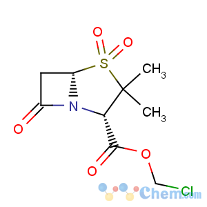 CAS No:76247-40-0 4-Thia-1-azabicyclo[3.2.0]heptane-2-carboxylicacid, 3,3-dimethyl-7-oxo-, chloromethyl ester, 4,4-dioxide, (2S,5R)-