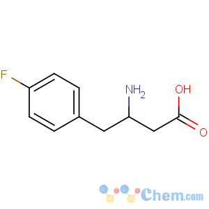 CAS No:763073-51-4 (3R)-3-amino-4-(4-fluorophenyl)butanoic acid