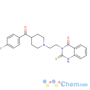 CAS No:76330-71-7 3-[2-[4-(4-fluorobenzoyl)piperidin-1-yl]ethyl]-2-sulfanylidene-1H-<br />quinazolin-4-one