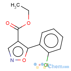 CAS No:76344-89-3 4-Isoxazolecarboxylicacid, 5-(2-chlorophenyl)-, ethyl ester