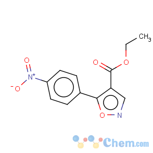 CAS No:76344-92-8 4-Isoxazolecarboxylicacid, 5-(4-nitrophenyl)-, ethyl ester