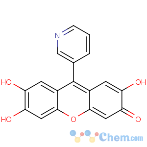 CAS No:7638-44-0 2,6,7-trihydroxy-9-pyridin-3-ylxanthen-3-one