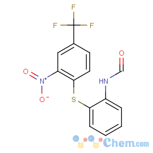 CAS No:7641-28-3 Formamide,N-[2-[[2-nitro-4-(trifluoromethyl)phenyl]thio]phenyl]-