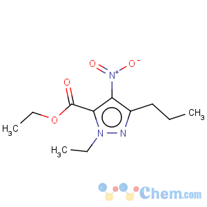CAS No:76434-33-8 1H-Pyrazole-5-carboxylicacid, 1-ethyl-4-nitro-3-propyl-, ethyl ester