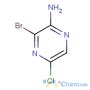 CAS No:76537-18-3 3-bromo-5-chloropyrazin-2-amine