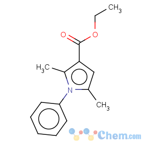 CAS No:76546-68-4 1H-Pyrrole-3-carboxylicacid, 2,5-dimethyl-1-phenyl-, ethyl ester